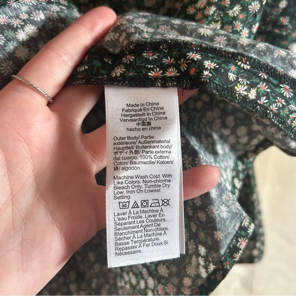 J. Crew Delilah Dress In Liberty Marguerite Fabric Floral Mini Short NWT Size S - Picture 6 of 7